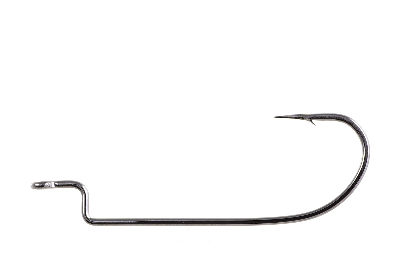  Dr.Fish 100 Pack Offset Worm Hooks Round Bend EWG